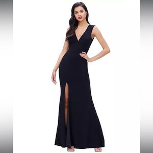 Sultry Black Evening Gown